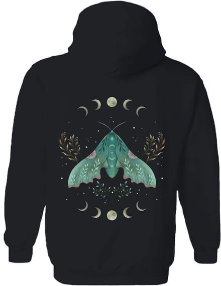 Mot Luna And Moth The Coloured House Hoodie M