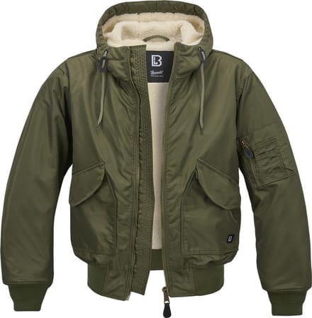 Brandit CWU Hooded Heren Tussenseizoensjas - olijf - L
