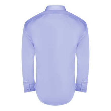 Aquascutum effen wit overhemd met logo en lange mouwen