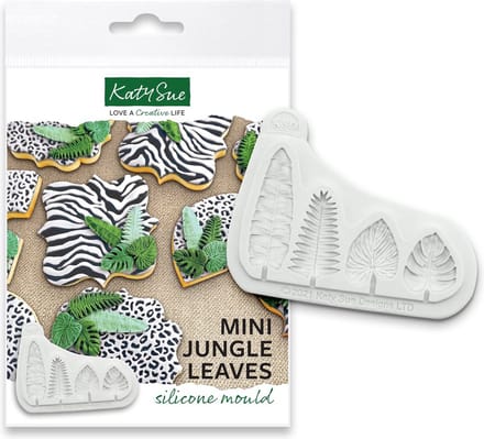 Katy Sue Siliconen Mal Mini Junglebladeren