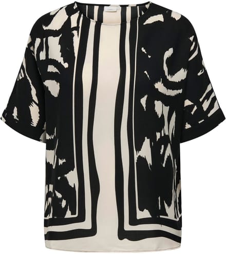 ONLY CARMAKOMA - CARNICON LIFE SS TOP AOP - Dames - Blouses