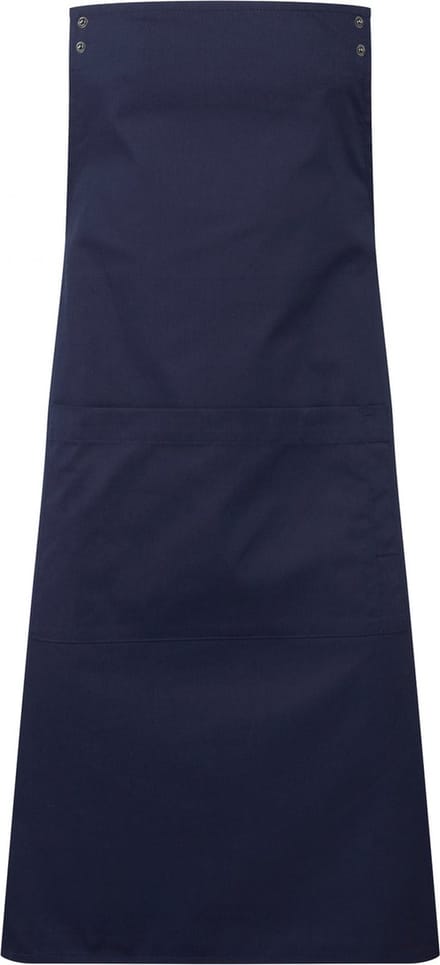 Schort/Tuniek/Werkblouse Unisex One Size Premier Navy 65% , 35% Katoen