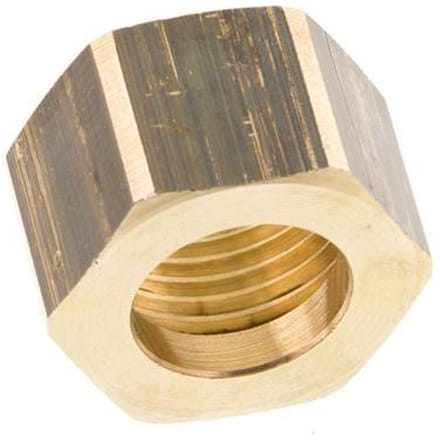6/9/13 G1/2''mm Wartelmoer messing L16mm [5 Stuks]