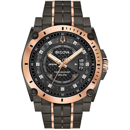 Bulova Precisionist 98D149 Horloge - Staal - Grijs - Ø 46 mm