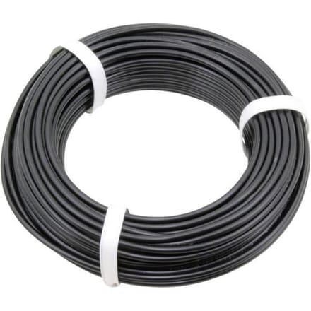 Donau Elektronik 2501 Meetkabel 25 m Zwart 1 stuk(s)