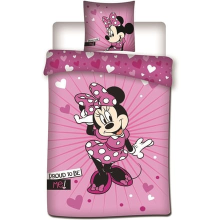 Disney Minnie Mouse Dekbedovertrek Proud - 140 x 200 cm - Polyester