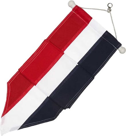 Nederlandse Wimpel Marineblauw 200cm