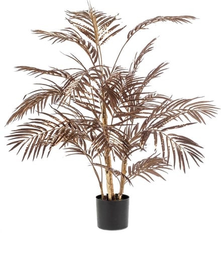 Emerald - Kunstplant Areca Palm Metallic Brons 105cm - Kunstplant voor binnen