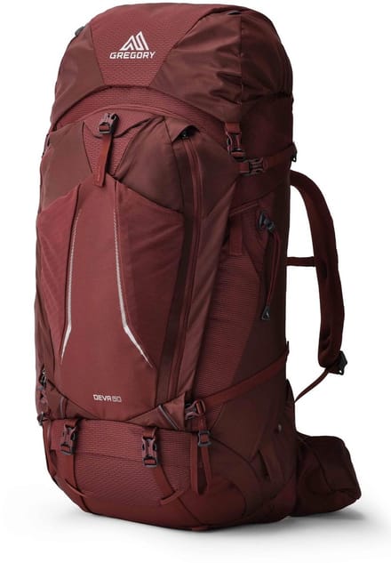 GREGORY trekkingrugzak rugzak Deva 60 Backpack Garnet Red donkerrood