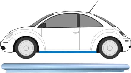 Reparatie dorpel voor Volkswagen New Beetle 1998-2005 / Links