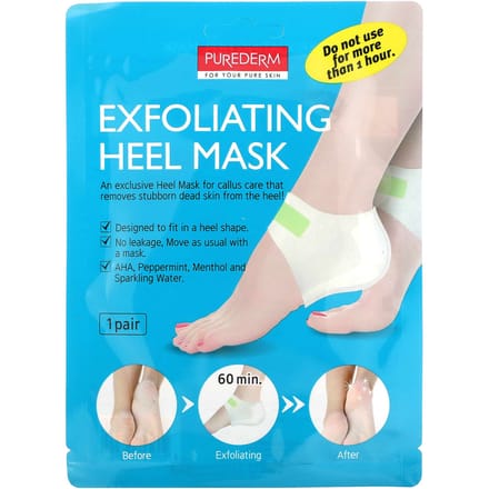 Purederm Masque Hell pour Talons Exfoliant