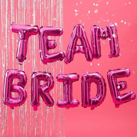 Ginger Ray - Ginger Ray - Folieballonslinger Team Bride