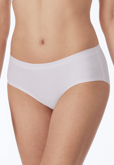Schiesser Panty naadloos - Invisible Cotton Dames Onderbroek - wit