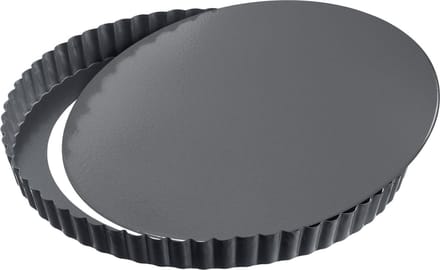 Kaiser Bakplaat La Forme Plus - Quiche mold - 32 cm - 1.9 L - non-stick - black