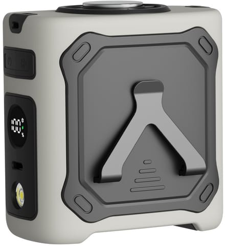 Tailleventilator - Draagbare Ventilator - 4000 mAh - voor Buitenwerk en Onderweg - 9,5 x 7,5 x 12 cm - Wit