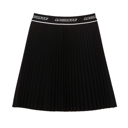 Lacoste Dames/Dames Geplooide Elastische Taille Rok (Zwart)