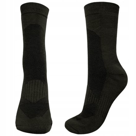 Mil-Tec Thermo CoolMax Trekking Sokken Zwart Maat 44-45