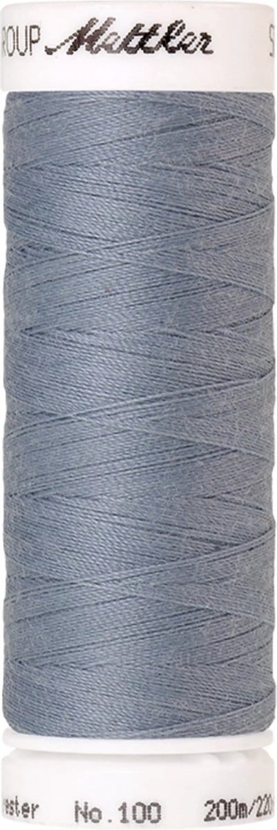 Amann Mettler Seralon Naaigaren – Ash Blue (0042) – 200 m – No. 100 – 100% Polyester – Per Stuk
