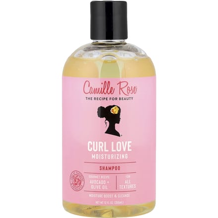 Camille Rose, Shampoing Hydratant Curl Love, Tous Types de Peau, 355 ml (12 fl oz) pink