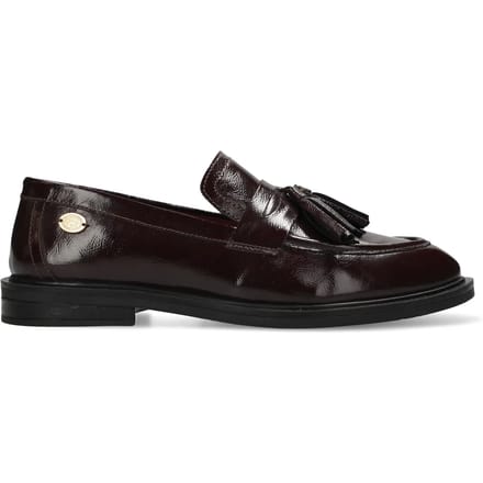 Fred De La Bretoniere - FAIRY MOCCY Loafer Wrinkle Patent Bordeaux Red - Maat 41