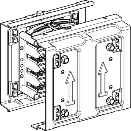 Schneider Electric KSA400ZJ4 KSA-accessoires, verbindingsblok, 400A Verbindingselement 1 stuk(s)