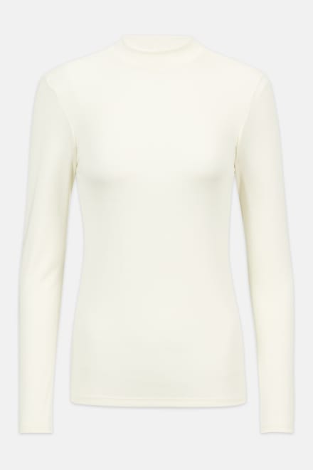 Mey dames thermo shirt Wol - Spencer - Lange mouw - Wollen thermo dames ondershirt ronde hals - 40 - Wit