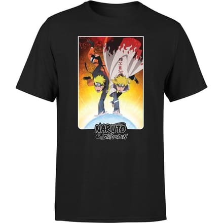 Naruto Fight Unisex T-Shirt - Black - L