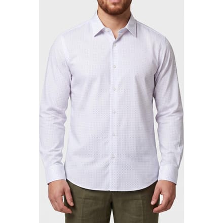 Calvin Klein Slim Perf Solid Shirt Blue Multi Taglia: 41 | Camicie Business Outlet | Uomo | Blu