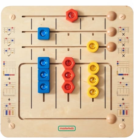 Masterkidz Diamond Sorteerpuzzel - Montessori Educatief Wandbord - UNI