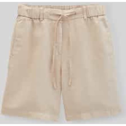 Wide leg bermuda van puur biologisch linnen