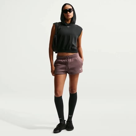 Halfhoge shorts voor dames Nike Phoenix Fleece