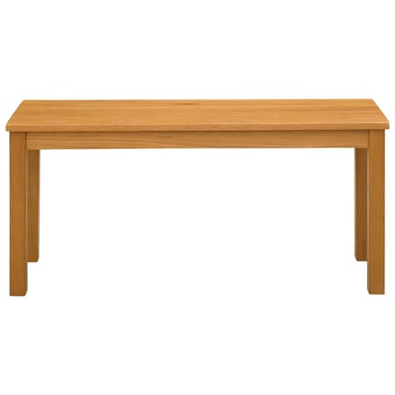 vidaXL - Eetbank - 95 - x - 32 - x - 45 - cm - Massief - Eikenhout - Naturel