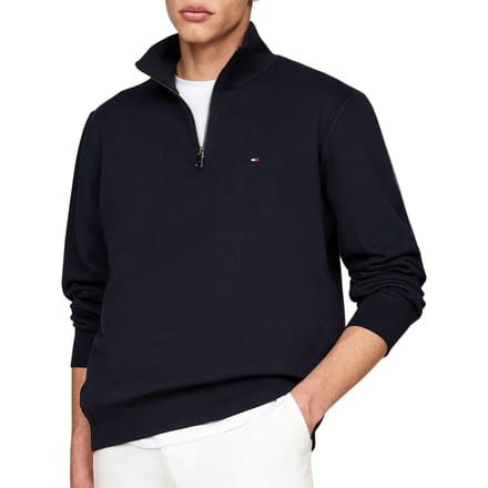 Tommy Hilfiger Essential Fleece 1/4 Zip Sweater Heren