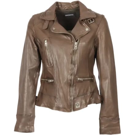 Leren jas voor vrouwen Oakwood Video