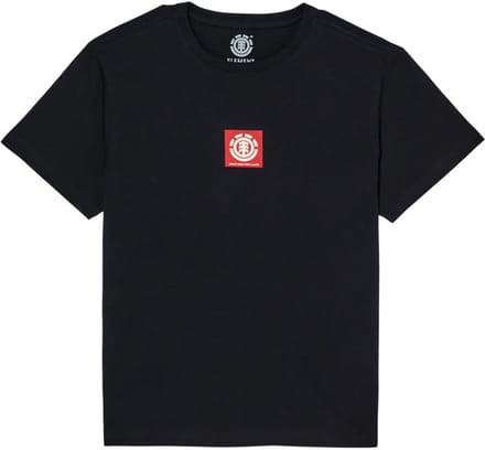 Element Square Logo T-shirt Met Korte Mouwen Zwart 14 Years Jongen