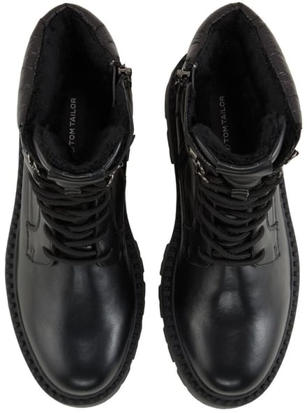 Tom Tailor - Gevoerde laarzen - Maat 38 - black