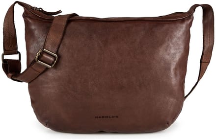 Harold's Submarine Schoudertas M Leer 40 cm - Dames - braun