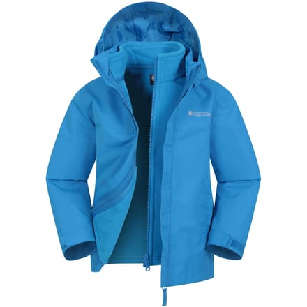 Mountain Warehouse Kinder/Kinder Fell 3 in 1 Waterafstotend Jasje (Helder Blauw)
