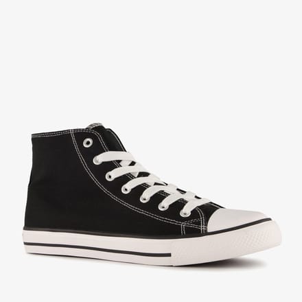 Scapino canvas heren gympen zwart - Maat 44