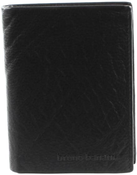 bruno banani Leren Portemonnee Africa Wallet Black Zwart