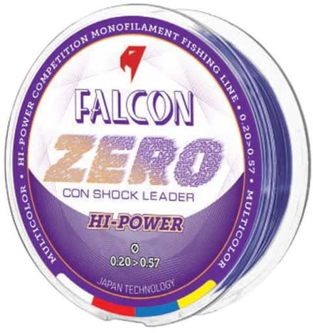 Falcon Zero Taps Toelopende Onderlijn 220 M Transparant 0.200-0.400 mm