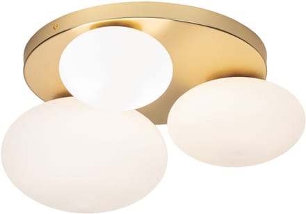 Lumidora Plafondlamp 74552 - Plafonniere - GIO - 3 Lichts - G9 - Goud - Messing (kleur) - Metaal