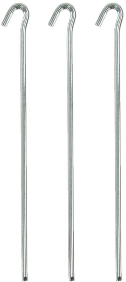 ProPlus Rotspennen / tentharingen - metaal - 18x stuks - 30 cm - kamperen - windscherm - tent