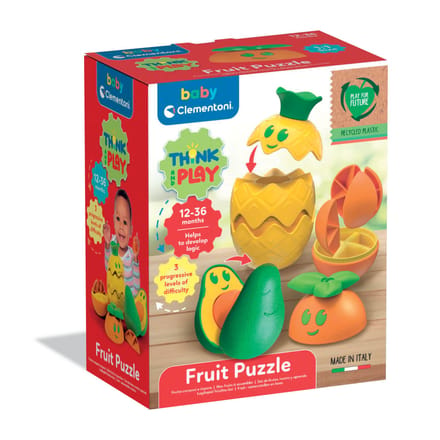 Clementoni Babyspeelgoed Basic pff stacking fruit set Interactief speelgoed