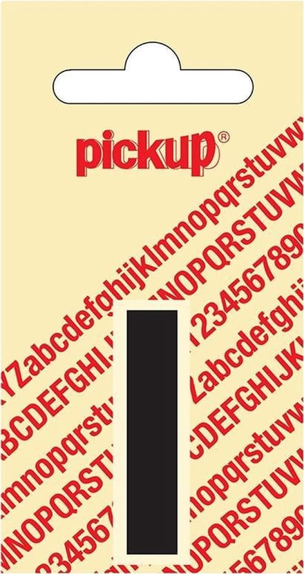 Pickup plakletter Helvetica 40 mm - zwart I