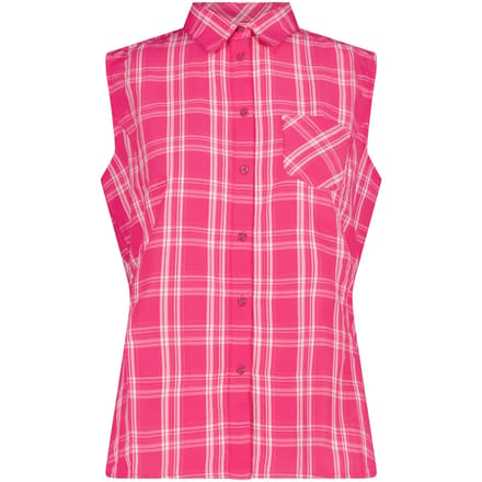 Mouwloze vrouwenblouse met ruiten CMP