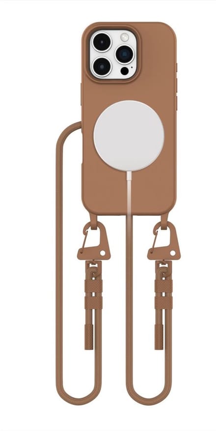 Tech-Protect MagNecklace MagSafe Case for iPhone 16 Pro - Brown