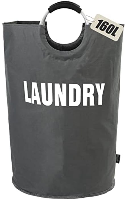 Grote Inklapbare Wasmand 160L - Opvouwbare Waskorf voor Kleding en Beddengoed
