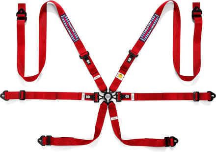 Sparco Martini Racing Gordel Competition H Auto-accessoire - Rood