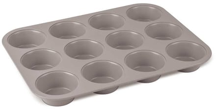TITANIUM VORM VOOR 12 MUFFINS BERLINGER HAUS BH-7947 ​​​​TAUPE